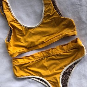 Acacia Swimwear Set in Tangelo